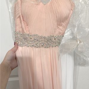 The most lovely baby pink prom dress!!! Anyone will feel like a princess in this